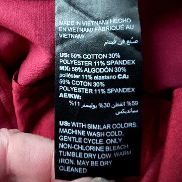 NEW Comfort Stretch Skinny Ankle Pant in Rich Raspberry Sz 4 WHBM - Picture 10 of 11